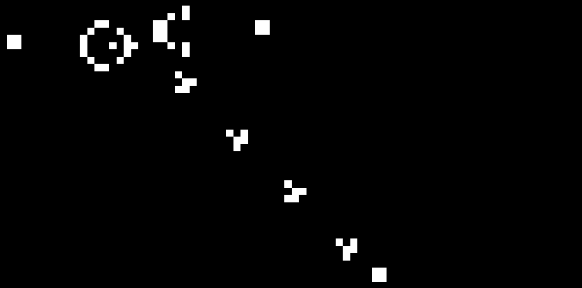 Game of Life - Glider guns - Mojo Matplotlib integration